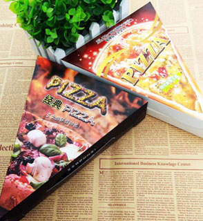 Triangle pizza box