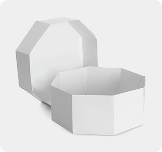Octagonal paper box