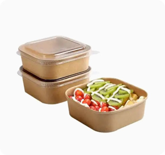 Square food container