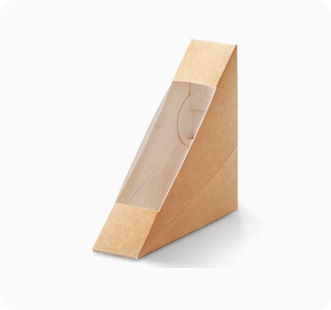 Triangle sandwich box